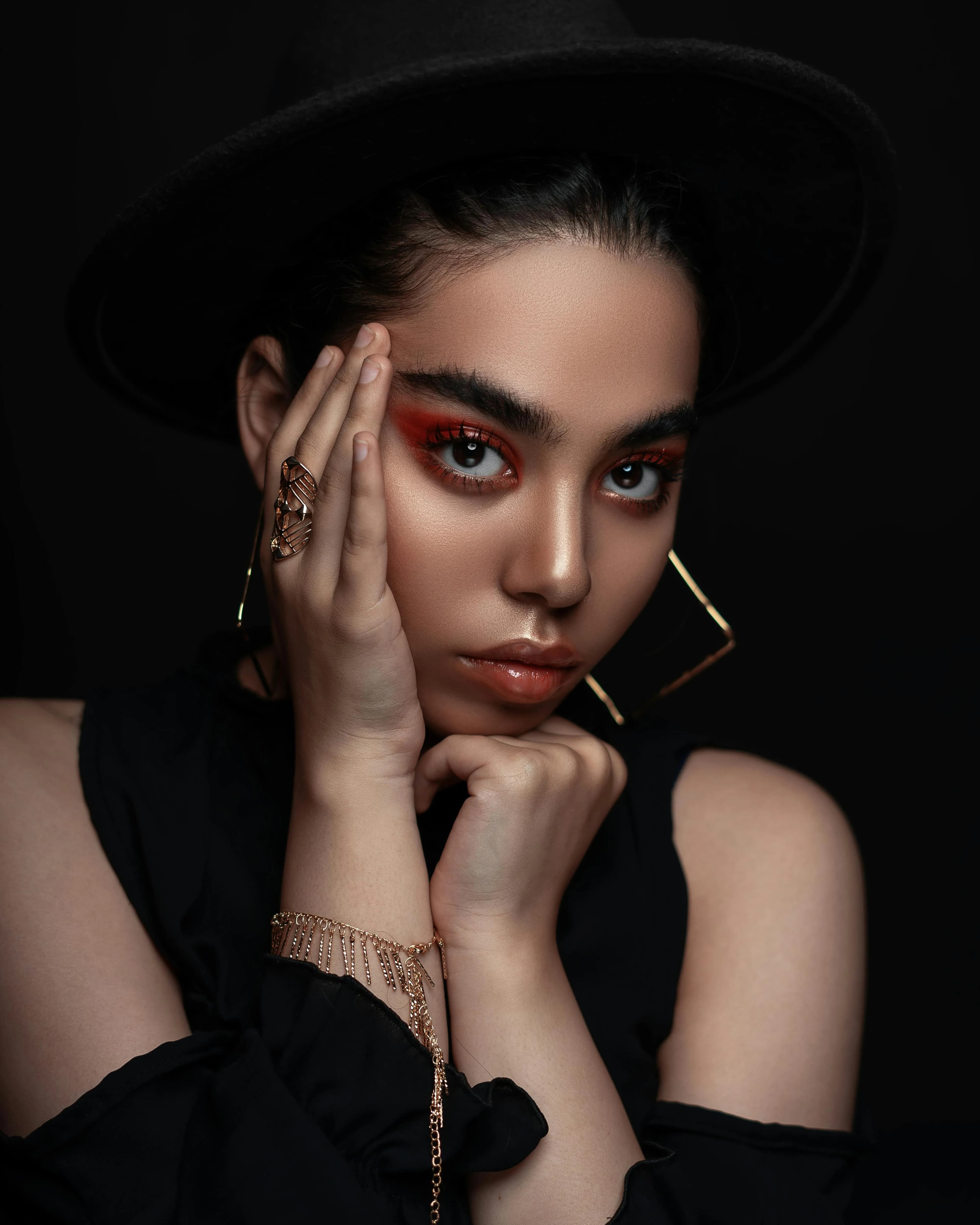Gold ring collection